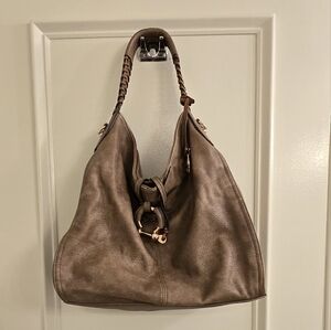 Fake Michael Kors Y2k Style Hobo Shoulder Bag With Soft Leather